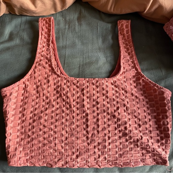 CHARLOTTE RUSSE - Women’s - Rust Orange - Stretchy Square-neck Brami Brami - Picture 1 of 4